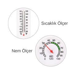 Powermaster PM-24665 Analog Sıcaklık Nem Ölçer Termometre
