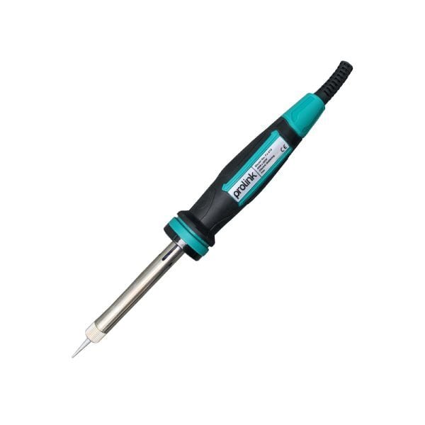 PJ-010 40 Watt Tepeden Somunlu Kalem Havya Power Kablo Topraklı Fiş