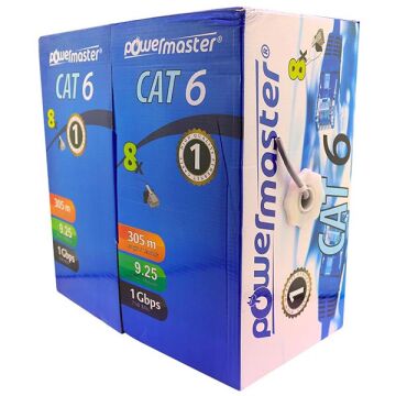Powermaster Cat6 305 Metre Ethernet Network Kablosu