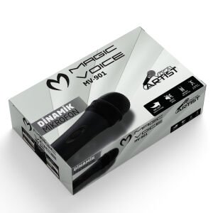 Magicvoice MV-901 Dinamik Profesyonel El Mikrofonu 2.5 Metre Kablolu