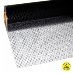 ESD PVC Perde IZ-W175 Karbon Petek Desenli