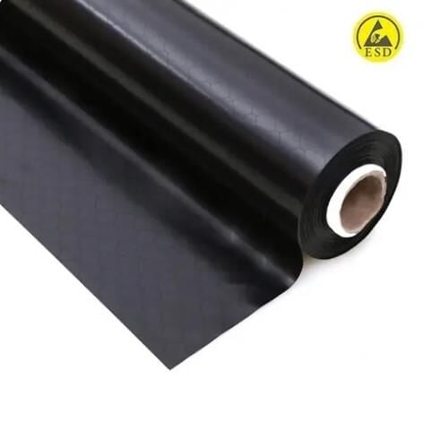 Antistatik ESD İletken Siyah PVC Perde IZ-W176