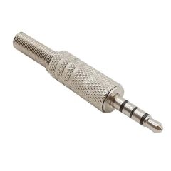 3.5 MM STEREO 3 BOĞUMLU METAL JACK FİŞ DİSCMAN JACK (10'LU PAKET)