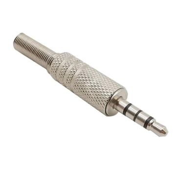 3.5 MM STEREO 3 BOĞUMLU METAL JACK FİŞ DİSCMAN JACK (10'LU PAKET)