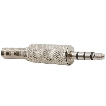 3.5 MM STEREO 3 BOĞUMLU METAL JACK FİŞ DİSCMAN JACK (10'LU PAKET)