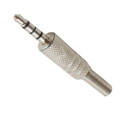 3.5 MM STEREO 3 BOĞUMLU METAL JACK FİŞ DİSCMAN JACK (10'LU PAKET)
