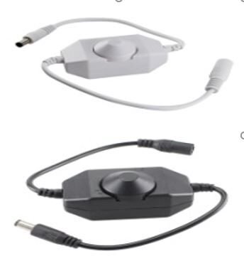 Powermaster DC12V-DC24V 2A Tek Renkli Işık Şiddeti Kontrolü Şerit Led Dimmer PM-4612