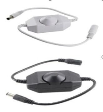 Powermaster DC12V-DC24V 2A Tek Renkli Işık Şiddeti Kontrolü Şerit Led Dimmer PM-4612