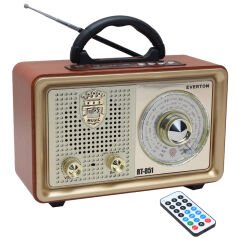 EVERTON RT-851BT USB/SD/FM/BLUETOOTH DESTEKLİ NOSTALJİK RADYO