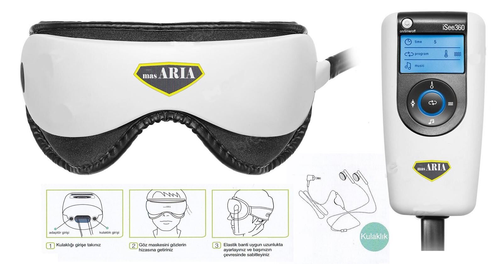 İsee 360 Göz ve Şakak Masaj Aleti Terapi Cihazı