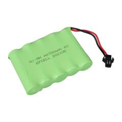 Efcell EF-60700S 6 Volt 700 mAh Ni-Mh Şarj Edilebilir AA 5'li Grup Oyuncak Pili (202105)
