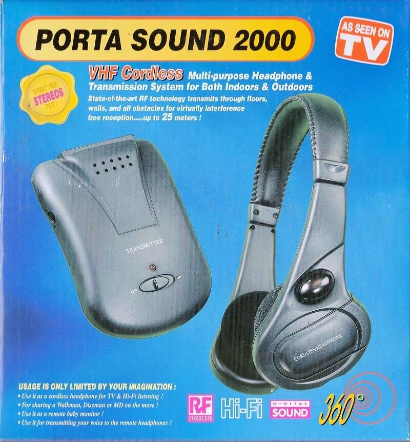 Porta Sound 2000 Kablosuz Kulaklık Ses Dinleme Cihazı