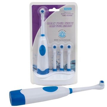 Powermaster G-08 Dönen Başlıklı Pilli Otomatik Diş Fırçası (3 Adet Yedek Başlık)