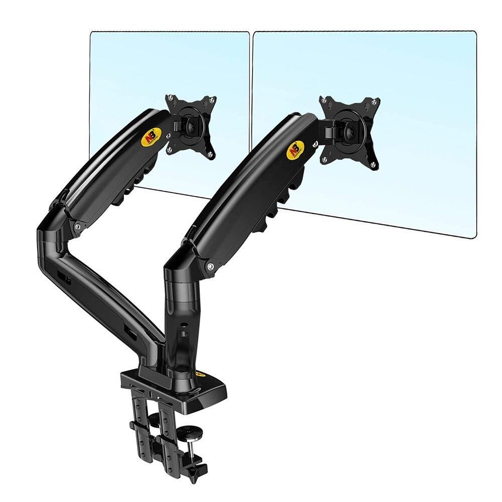North Bayou F160 17-27'' Amortisörlü Çift Kol Lcd - Led Monitör Tutucu Askı Aparatı