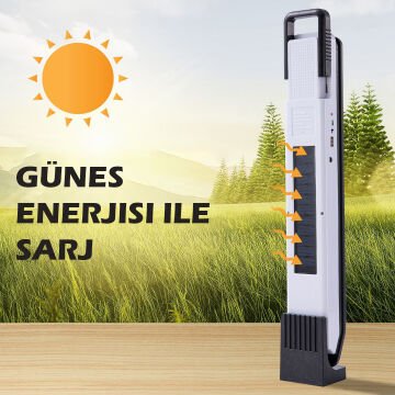 Powermaster T2 57 Ledli Solar Ve Powerbank Özellikli Işıldak