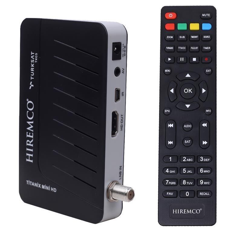 HIREMCO TITANİX FULL HD MİNİ UYDU ALICISI DISPLAY GÖZLÜ TKGSLİ YOUTUBE