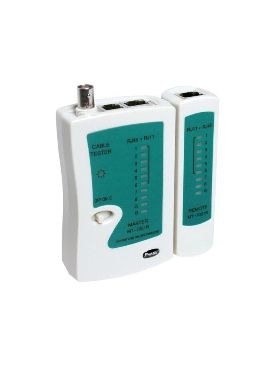 Proskit MT7051N KABLO TEST CİHAZI Mini Lan Kablo Tester,Kablo Bulucu,Kablo İzleyici