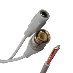 BNC GÜVENLİK KABLOSU DC DİŞİ JACK 5.5*2.1 (20'Lİ PAKET)