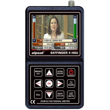 Alpsat Satfinder 4 HD Ultra 3.5'' LCD Ekranlı Uydu Yön Bulucu (AS04-HDU)