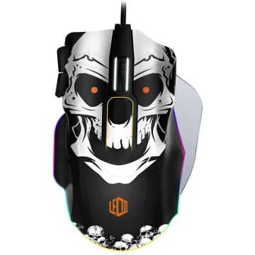 Lenovo Lecoo MG1102 8200 DPI 10 Makro Tuşlu Kablolu RGB Ledli Gaming Mouse + Mousepad