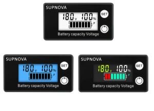 Powermaster Pil Kapasite Göstergesi Kurşun Asit Lityum Voltmetre Gerilim Ölçer