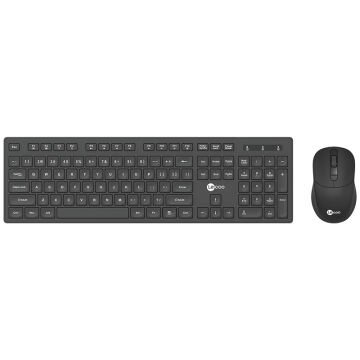 Lenovo Lecoo KW201 Kablosuz Q Klavye - Mouse Set Siyah