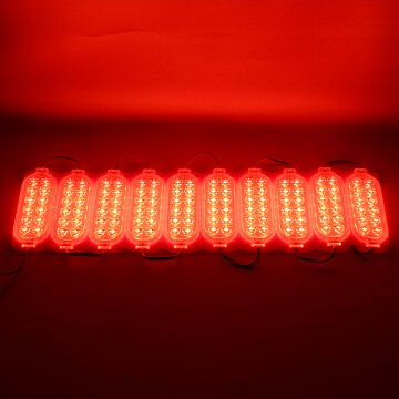 POWERMASTER TEK RENK KIRMIZI MODÜL LED 2835 24 VOLT 2.4 WATT (20 ADET)