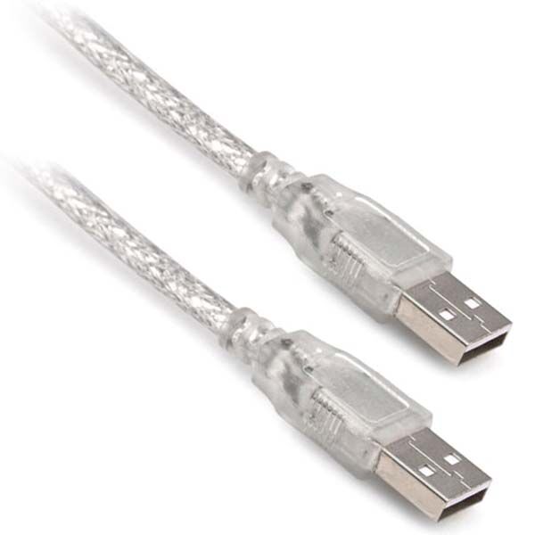 Powermaster Usb Erkek-Erkek Şeffaf Kablo 5 Metre
