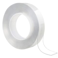 Sunup SN-14654 30mm 2 Metre Çift Taraflı Nano Teknoloji Süper Yapıştırıcı Şeffaf Bant