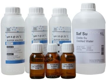 SIV7 Ph İletkenlik Ölçer Bakım ve Kalibrasyon Seti 7 Parça