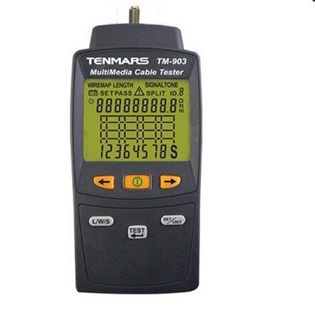 Tenmars TM-903 Multimedya LAN Kablo Test Cihazı,Kablo Bulucu,Kablo İzleyici