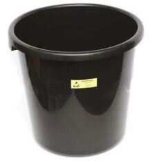 ESD Siyah İletken Çöp Kovası 16 Litre IZ-WB16