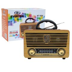 EVERTON RT-864BT USB/SD/FM/BLUETOOTH DESTEKLİ KUMANDALI NOSTALJİK RADYO