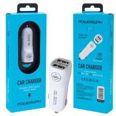 Powerway X-777 Çift Usb'li 2.1 Amper Çakmaklık Araç Şarj Cihazı