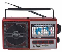 EVERTON RT-41BT * RT-41U USB/SD/FM/SW3 ŞARJLI DÜNYA RADYO (VT-3061)*(VT-3095)