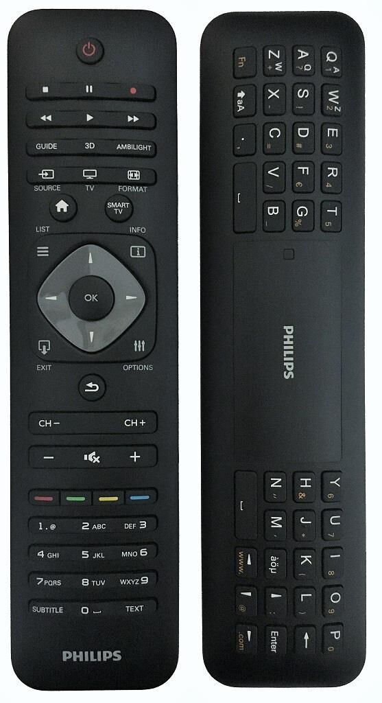 Philips Led Tv Çift Taraflı Klavyeli Orjinal Akıllı Kumanda YKF315-Z01