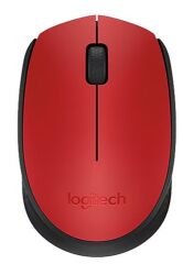 Logitech M171 USB Kırmızı Kablosuz Mouse