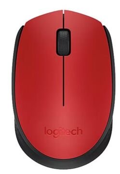 Logitech M171 USB Kırmızı Kablosuz Mouse