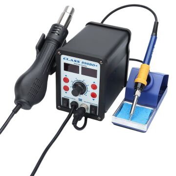 Class 898BD+ 70W Çift Ekranlı Dijital Üflemeli Havya İstasyonu