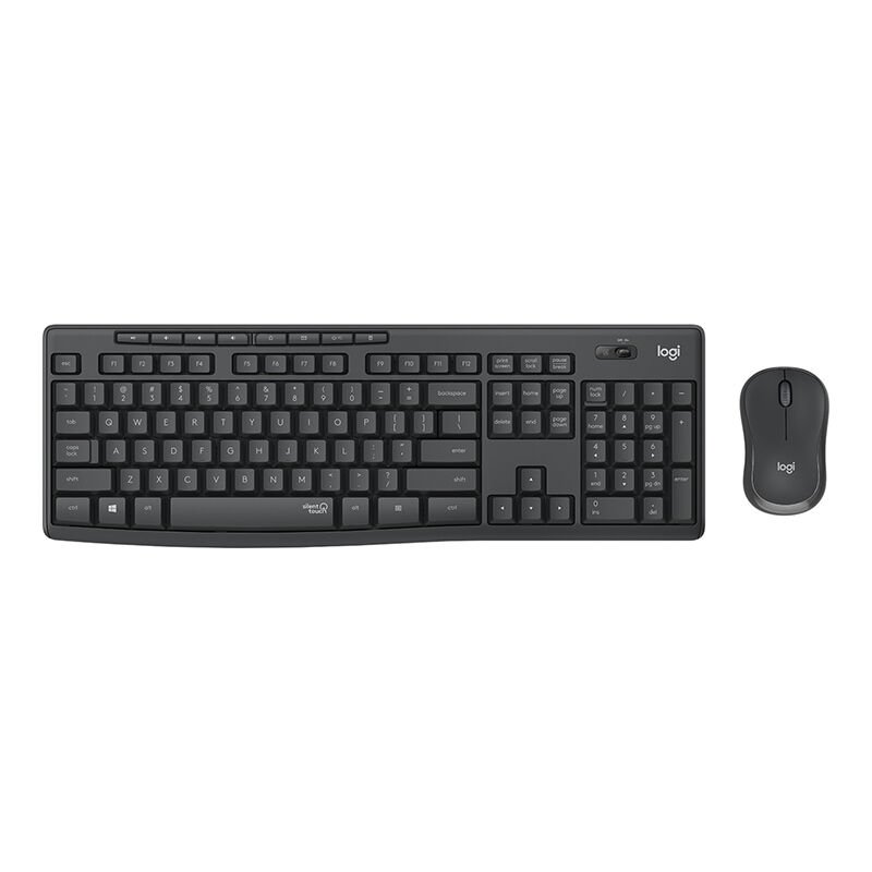 Logitech MK295 Q Tr Siyah Kablosuz Klavye Mouse Set