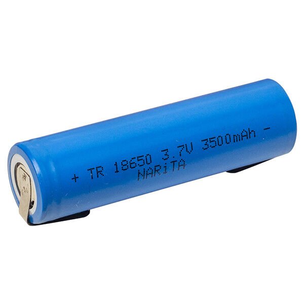 PowerMaster PM-13693 18650 3.7 Volt 3500mAh Şarjlı Lityum LI-ION Başlıksız Puntalı Pil (2'LI Paket)