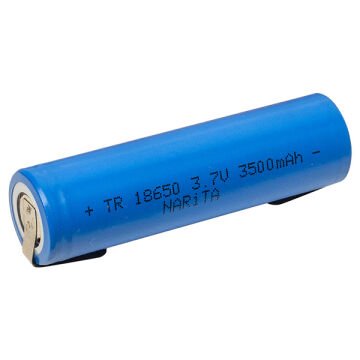 PowerMaster PM-13693 18650 3.7 Volt 3500mAh Şarjlı Lityum LI-ION Başlıksız Puntalı Pil (2'LI Paket)