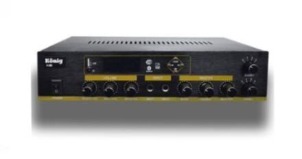 König K-90 2 Zonlu 100 Watt Usb-Bluetooth-2 Bölgeli 2 Mik. Giriş Trafolu Anfi