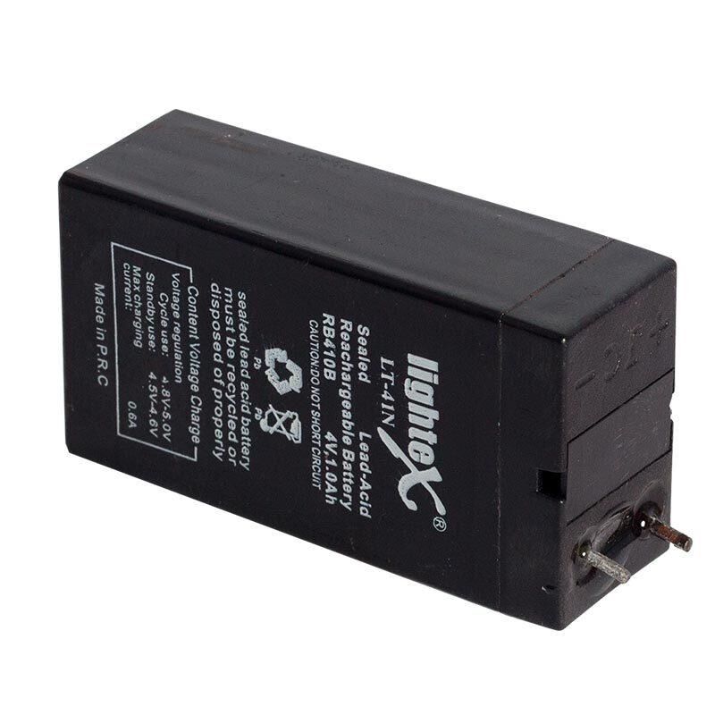 4 Volt 1 Amper Işıldak Akü (35x22x64 Mm)