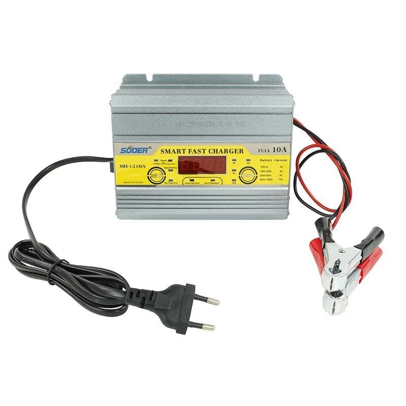 SUOER MH-1210A 12 VOLT MAX 10 AMPER DİJİTAL AKILLI AKÜ ŞARJ CİHAZI