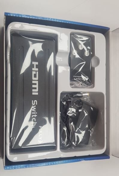 Fully G-538H 3 Giriş 1 Çıkış Hdmi Switcher Toplayıcı Metal Kasa Adaptörlü