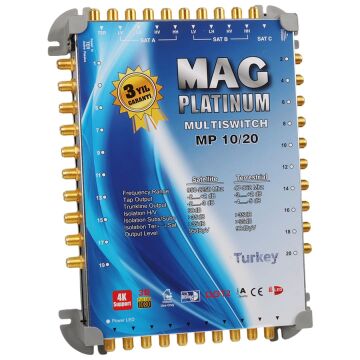 10*20 Sonlu/Kaskatlı Swıtchlı Uydu Santrali Mag Platınum