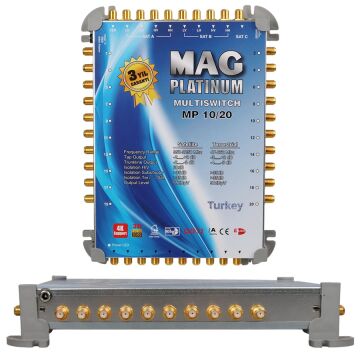 10*20 Sonlu/Kaskatlı Swıtchlı Uydu Santrali Mag Platınum