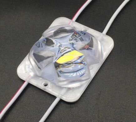 Powermaster PM-14715 12 Volt 2 Watt Sarı Yanıp Sönen Çakar 4333-3030 Modül Led 43x33x28mm(20 ADET)