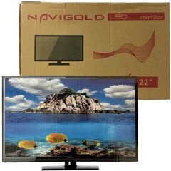 NAVIGOLD MONİTÖR NG-2220 22 HD READY LED TV  (220V-12 VOLT) (AV-S-VİDEO-VGA-HDMI-USB)